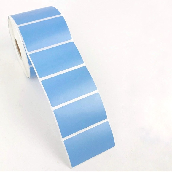 Thermal Printer Label Stickers. 2.25x1.25 Blue 1000 Pieces - Picture 2 of 9